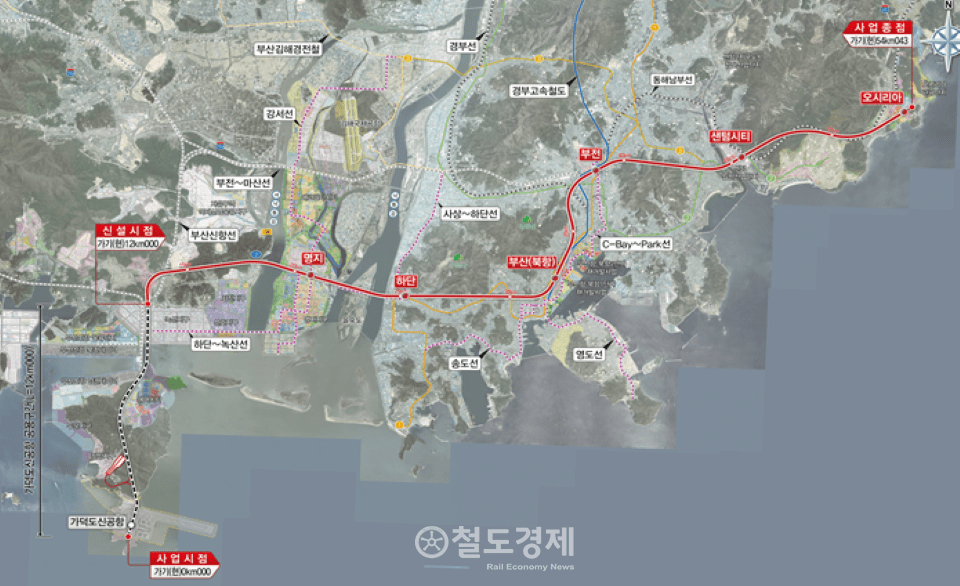 BuTX 노선도. / 사진=부산시